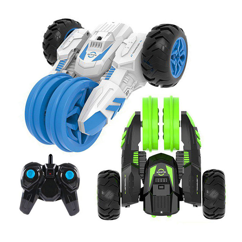 Kids Fancy Light up Flip Stunt Car 360 Degree Rotation Auto Toys 2.4Ghz Remote Control Flip Stunt RC Car