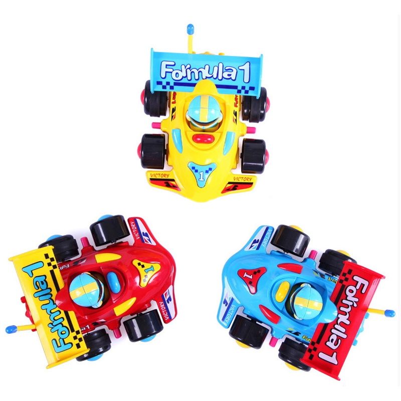 Hot Sale Kids Electric Acousto-Optic Cartoon 2CH Rc F1 Car Steering Wheel Remote Control Racing Car Toy with Light and Music