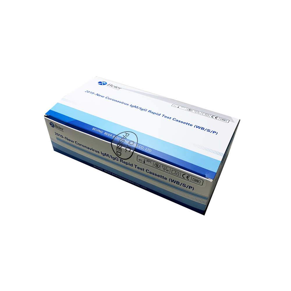 2019 New Coronavirus IgM/IgG Rapid Test Cassette (WB/S/P)