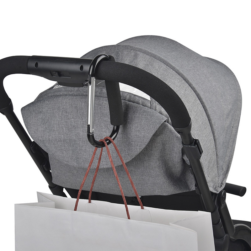 Mommy Hook Baby Stroller Hooks, Stroller Buggy Organizer Hooks Clip, Purse and Bag Hanger