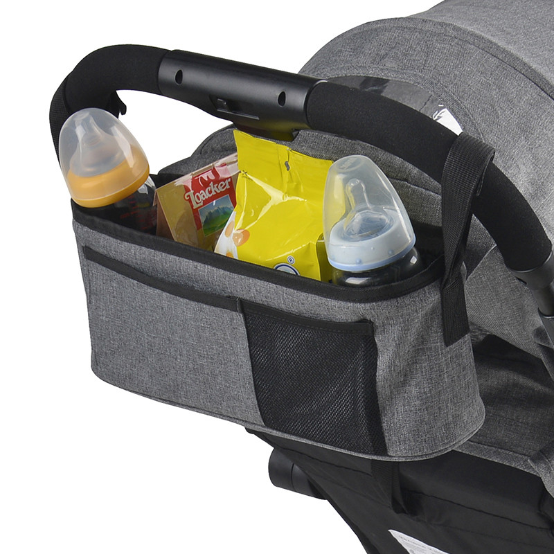 Universal Baby Stroller Organizer with Insulated Cup Holders