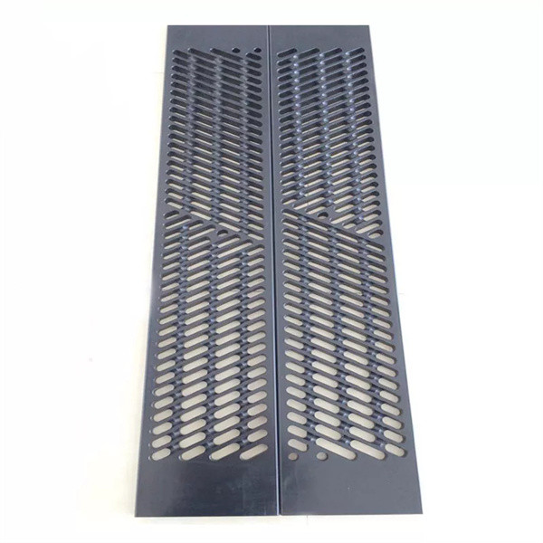 Perforated plastic sheet