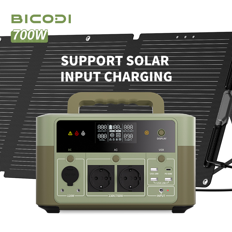 Emergency Emergency Portable Solar Generator Battery Outdoor Portable Power Station For Laptop