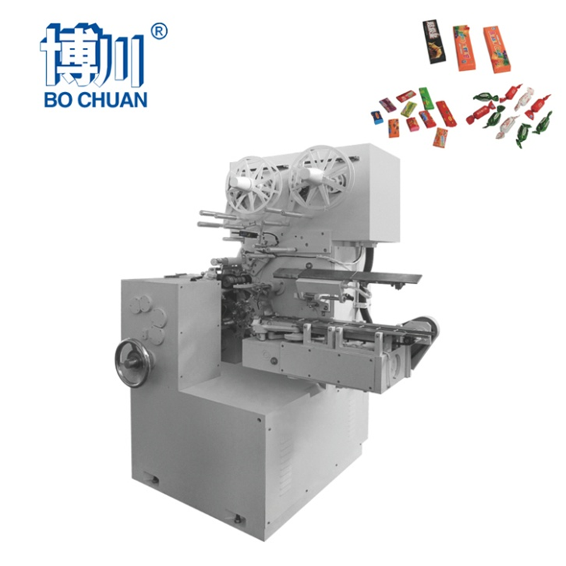  Fold/Twist Paper Wrapping Machine for Bubble Gum and Cream Candy