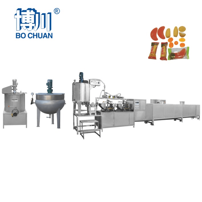  Hard Candy /Soft Candy Vacuum Servo Depositing Production Line