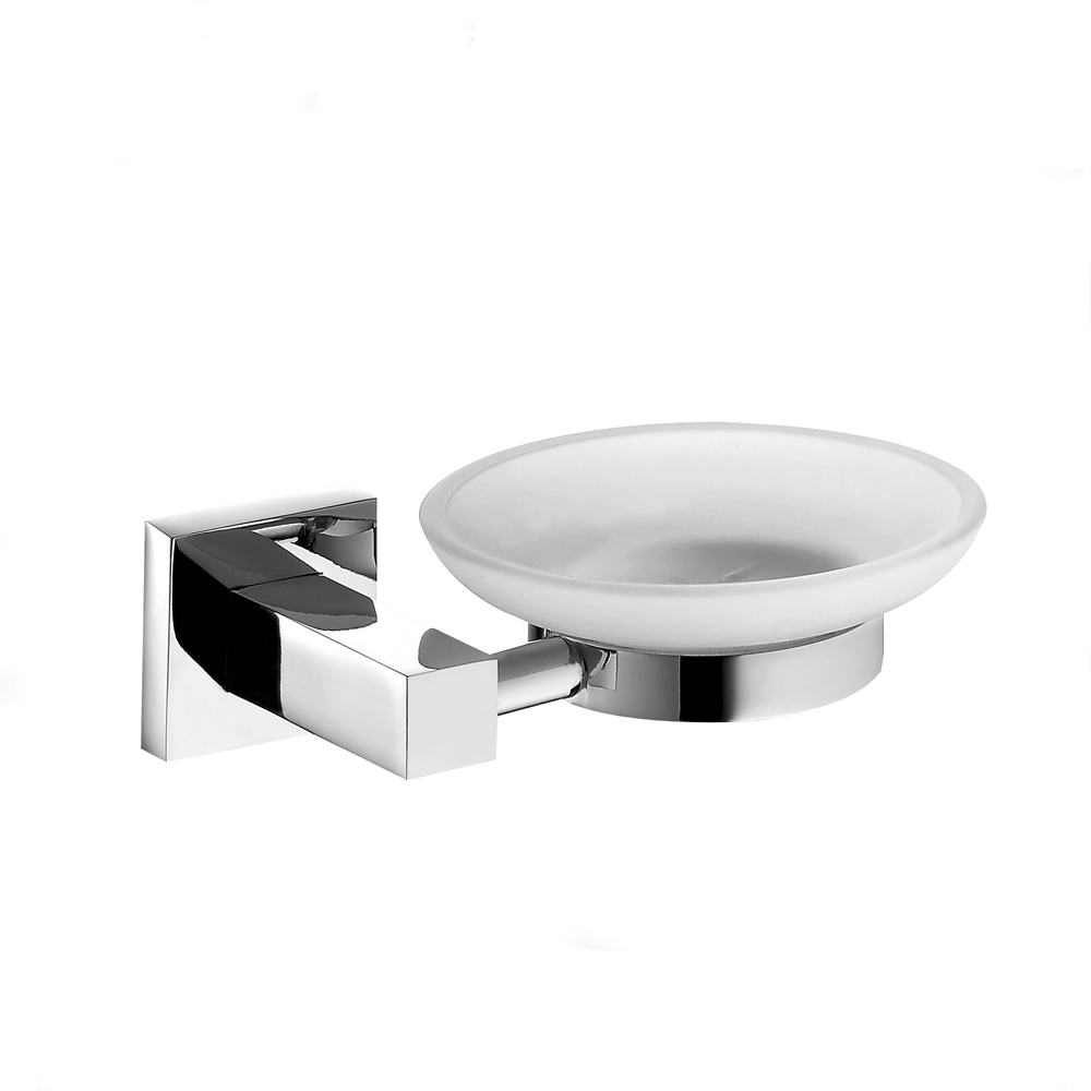 Wholesale Modern Design Zinc Bathroom Accessories Soap Dish Holder 6704N