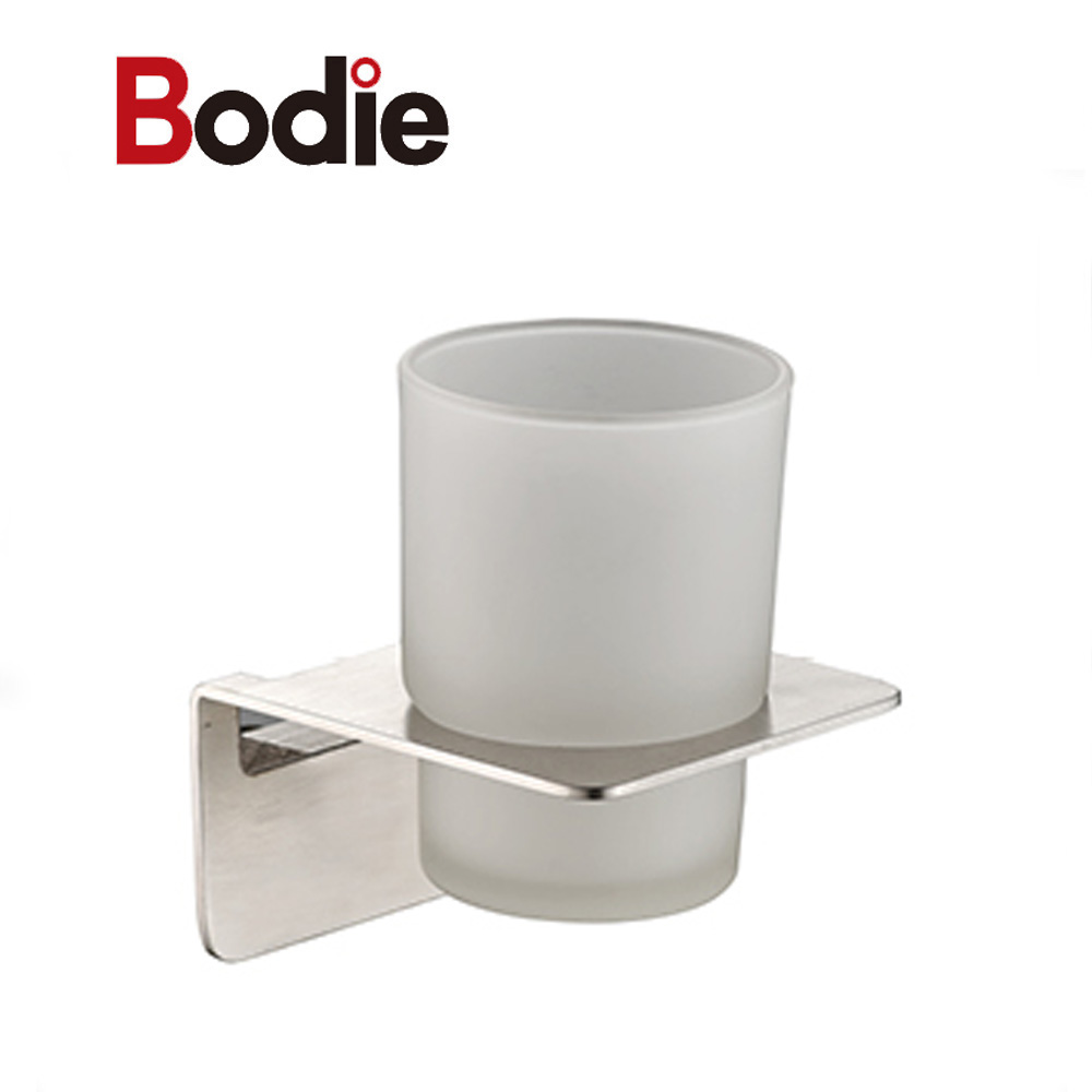 Single Tumbler Holder Simple  Bathroom Toilet Kitchen Use Wall mounted Cup Holder 14801
