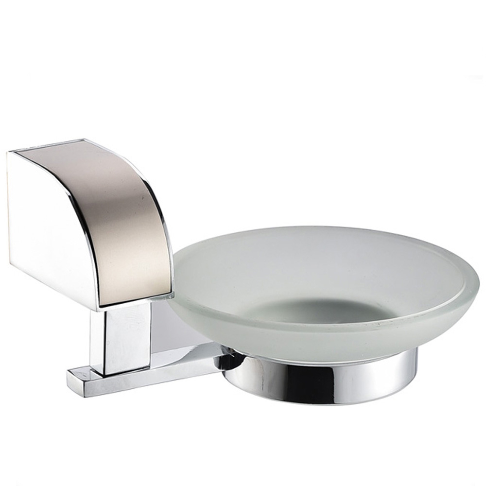 Hot Sale Design Chrome Bathroom Homemade Shower Soap Dish Holder Zinc Alloy Soap Basket 4604