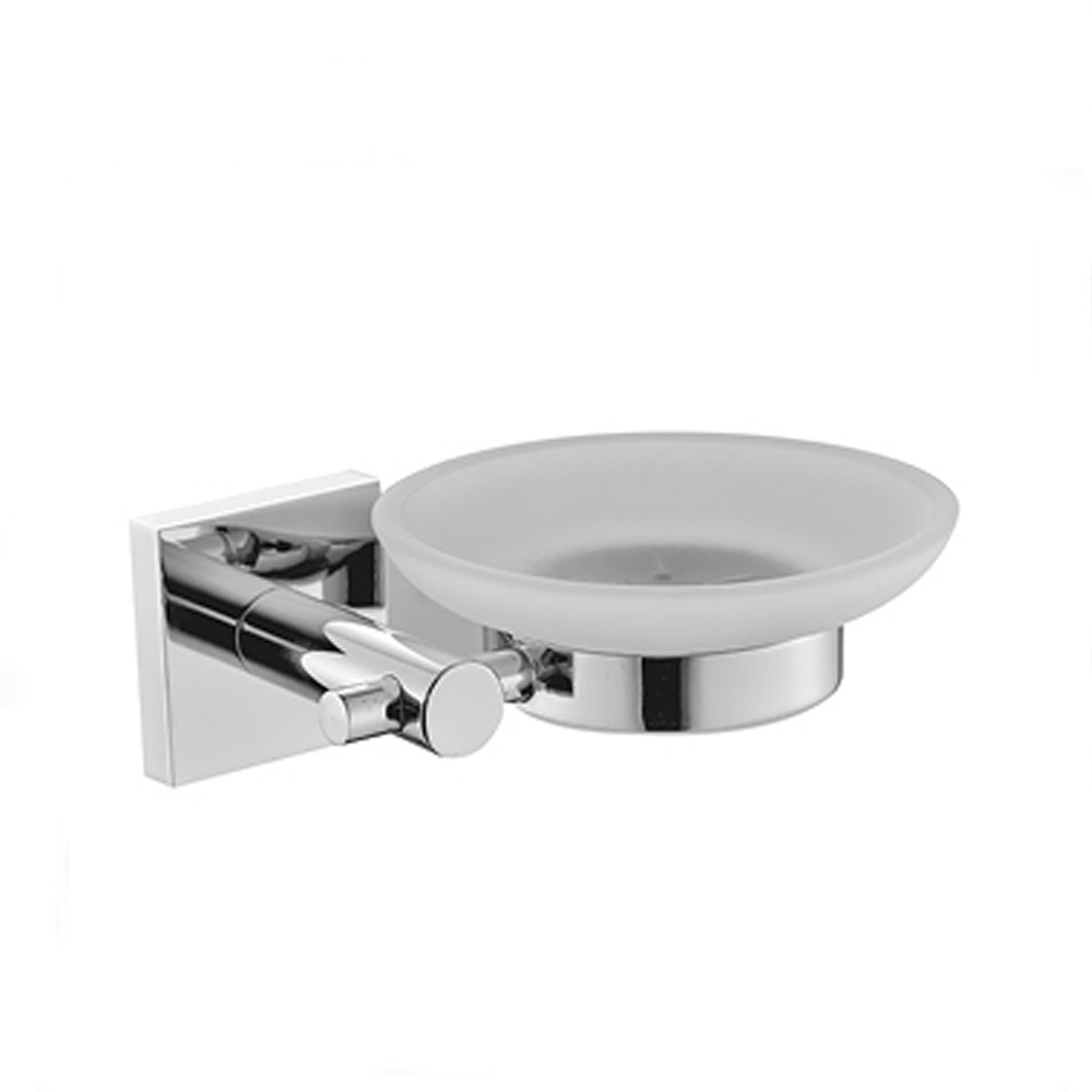 bathroom accessories single soap tray brass wall mounted glass dish holder for bathroom 17504