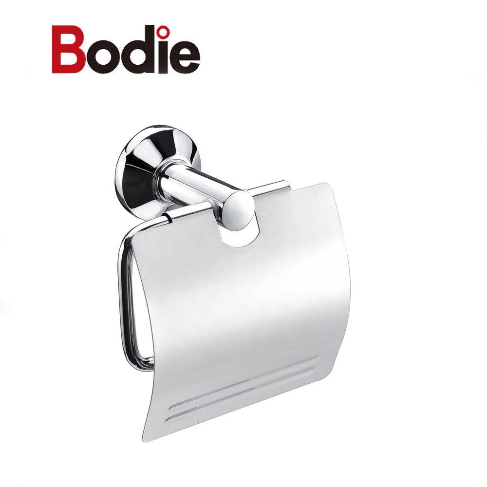 Bathroom accessories toilet roll holder zinc chrome wall mount paper holder for bathroom 15706