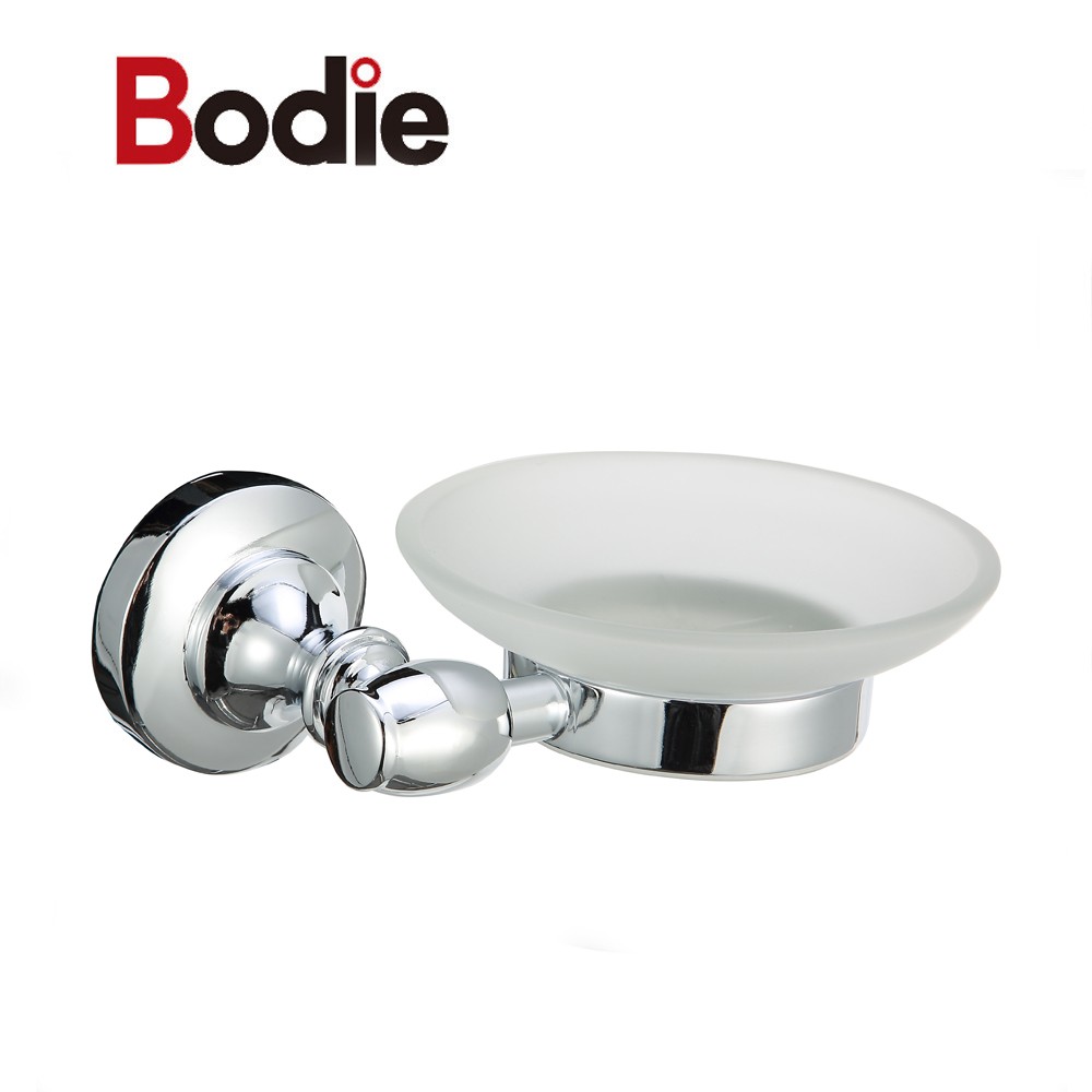 Zinc-Alloy Soap Dish Round Bathroom Wall Mounted Soap Dish Holder17204