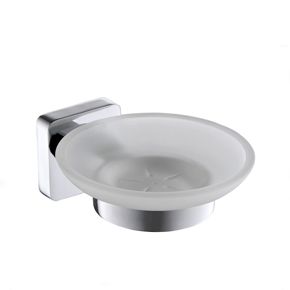 Hot Selling Zinc-Alloy Soap Dish Round Bathroom Wall Mounted Soap Dish Holder 2804