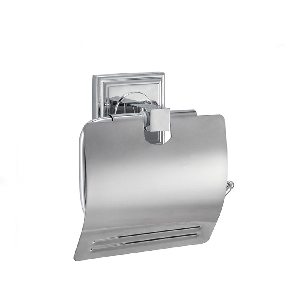 High Quality Zinc Alloy Chrome Finishing Wall Mounted Toilet Seat Cover Paper Holder Roll Holder 3706S