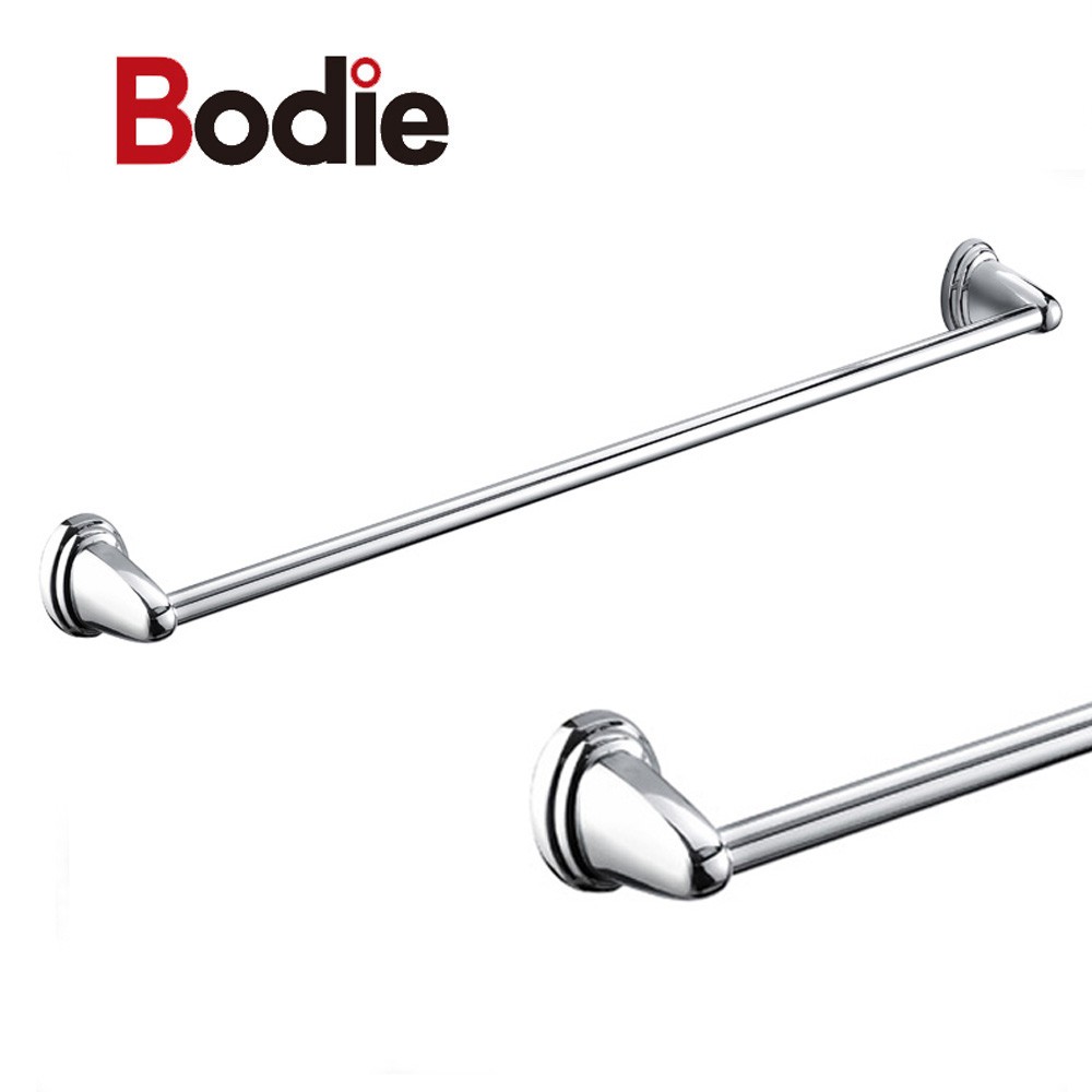 Wenzhou Factory  Popular Selling Chrome Bathroom Accessories High Quality Towel Shelf Zinc Towel Bar 3911