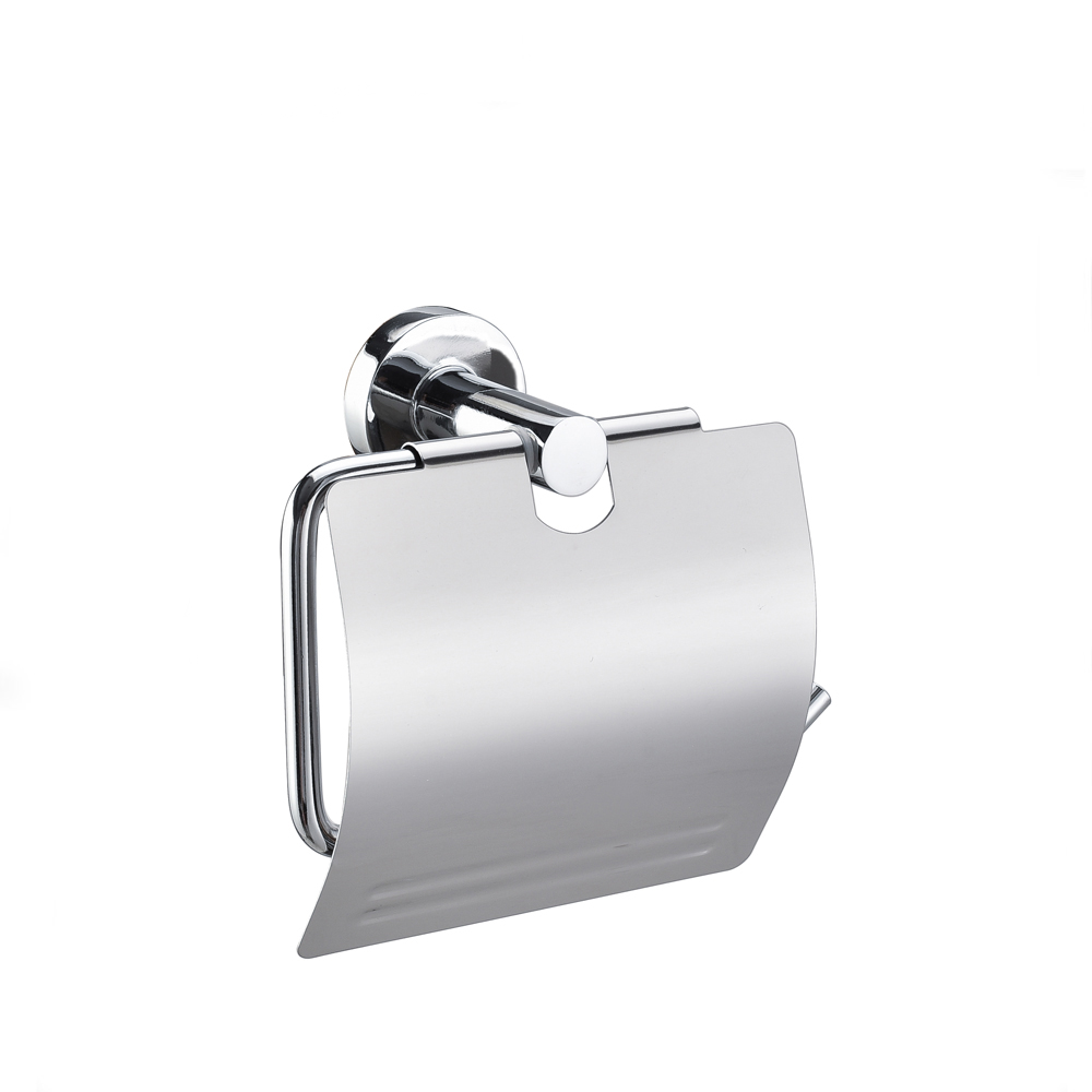 New Hotel Bathroom Accessories Zinc Toilet Paper Holder Chrome Paper Roll Holder 12106