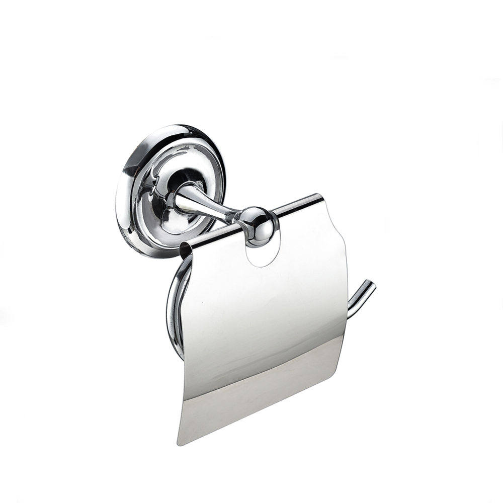 Bathroom Accessories Set Zinc Toilet Tissue Roll Holder Chrome Paper Holder 11406