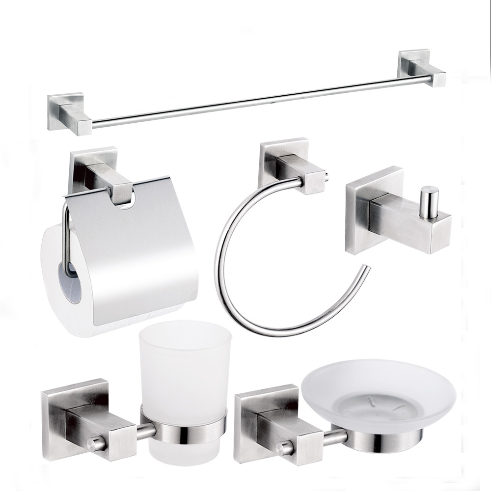 2019 New Simple Design Bathroom Accessories about 6 set in 7100 