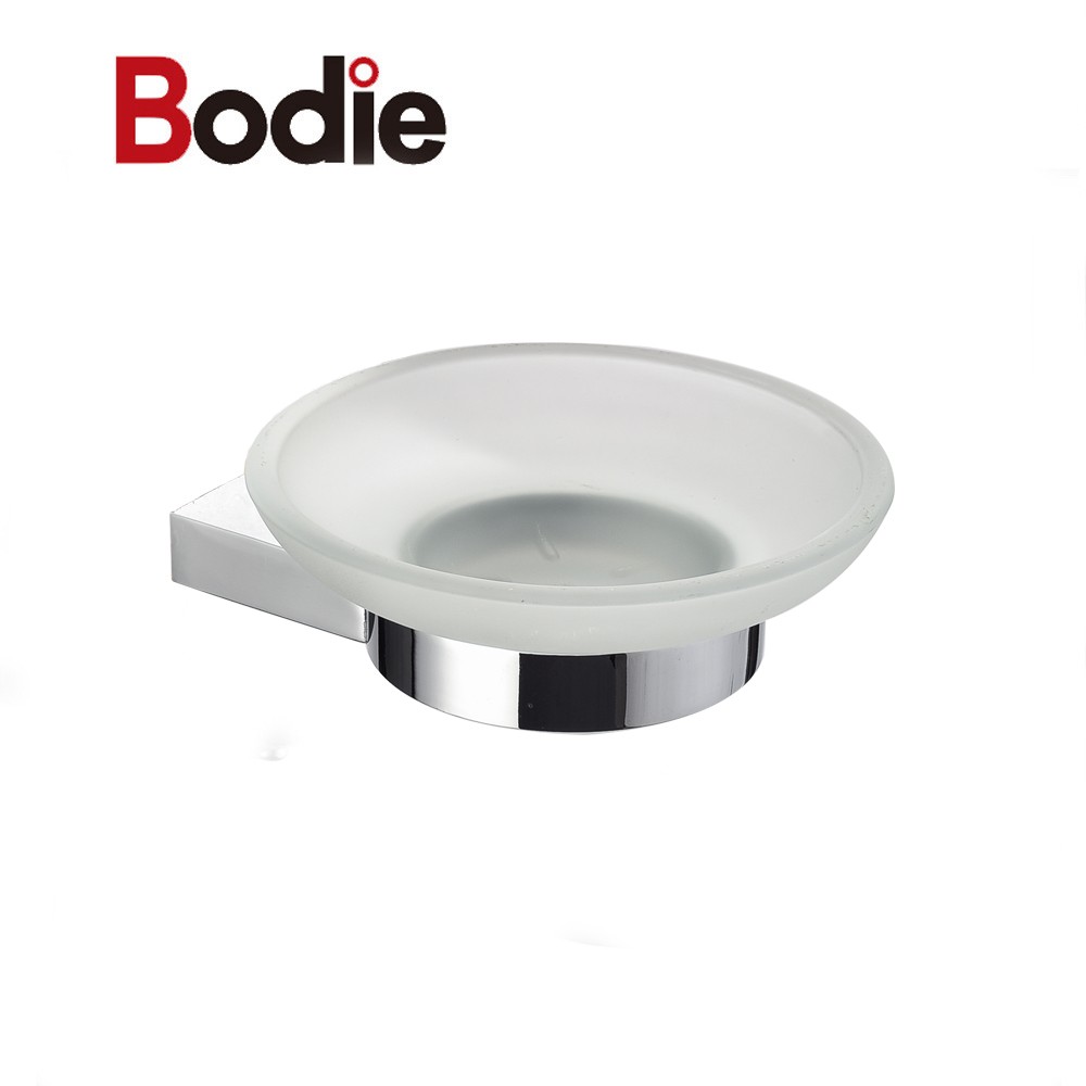 Hot Selling Zinc-Alloy Soap Dish Round Bathroom Wall Mounted Soap Dish Holder 15904