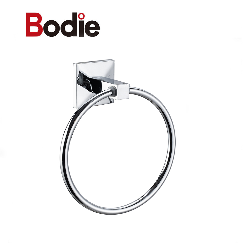 Simple design bathroom room towel ring shower round shape towel holder ring15207