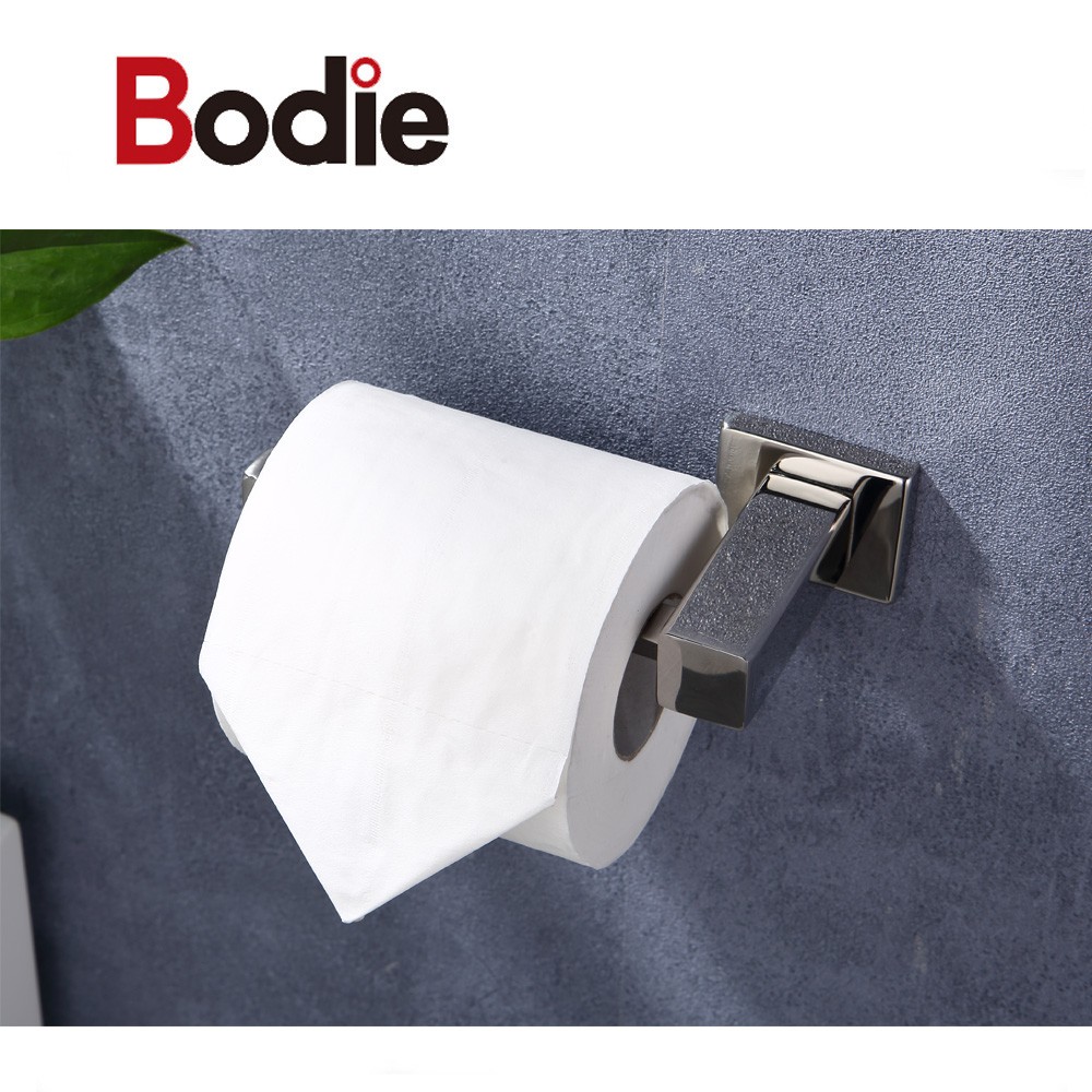 Stainless steel 304 mirror tissue holder recessed metal bathroom toilet roll paper holder15806