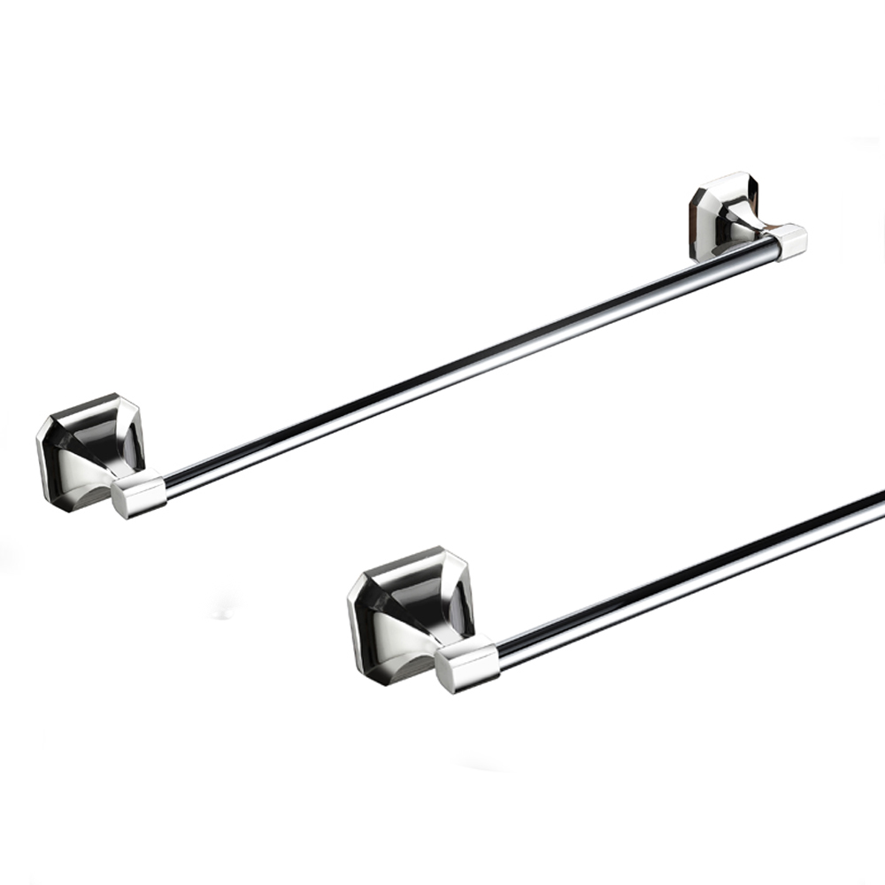 Eco-Friendly Design Zinc towel bar parts single towel rail for bath 12811