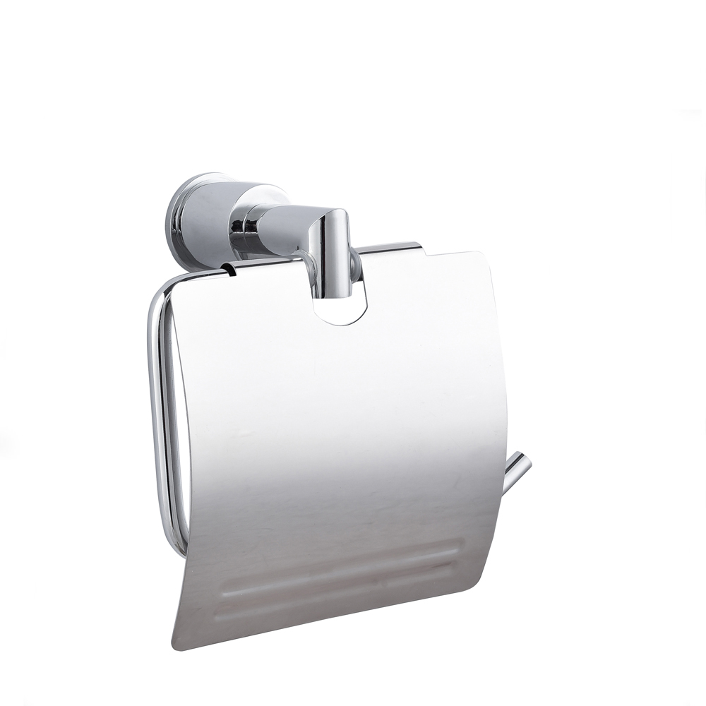 Toilet paper holder Chrome toilet roll holder with shelf 13506