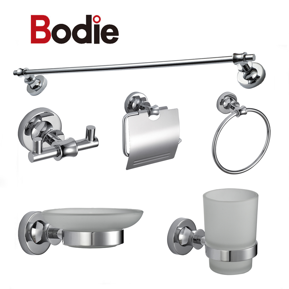 Brass Luxury Bathroom Accessories  Six Pieces Set Sanitary Ware 7800