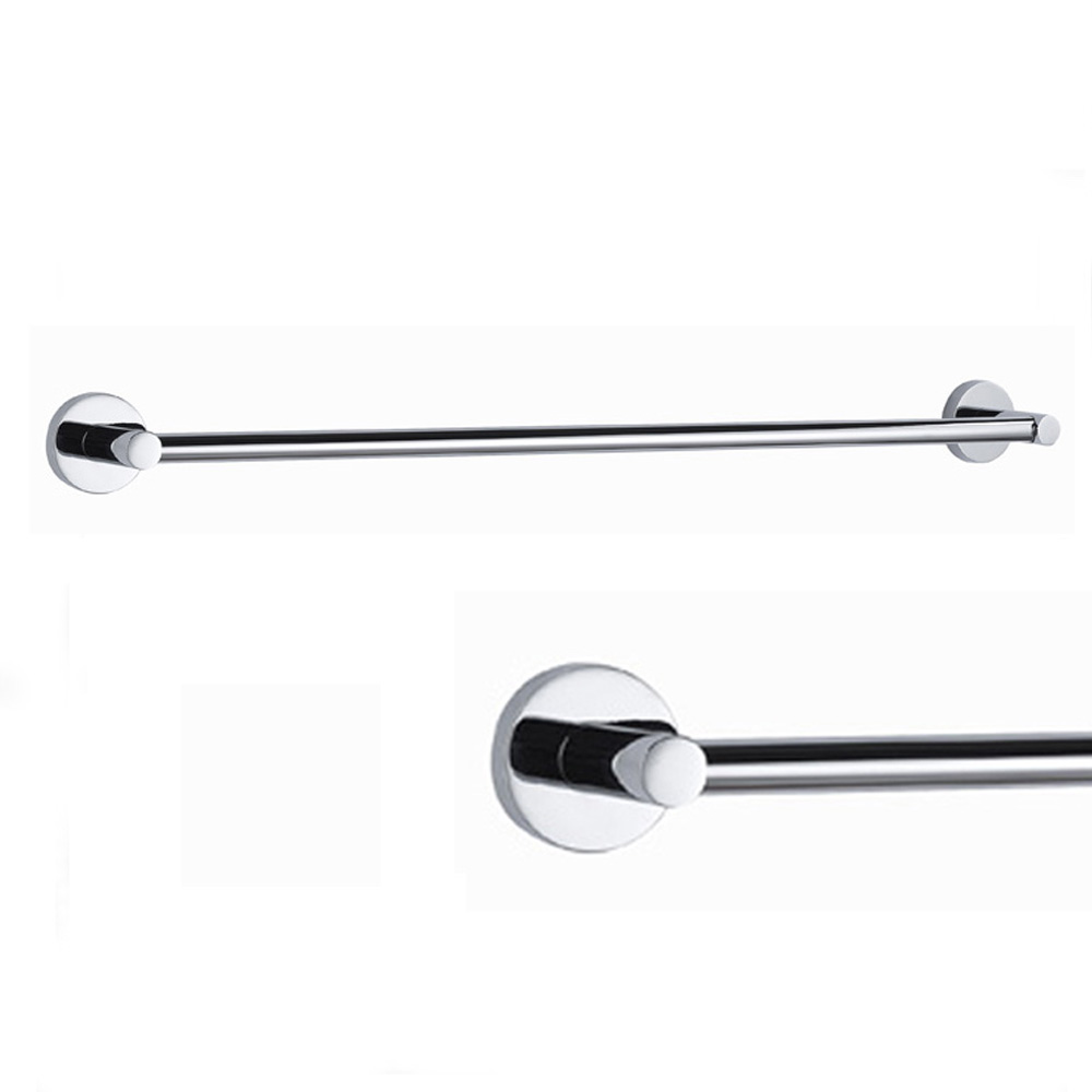 bathroom accessories chinese suppliers factory selling single metal chrome finish towel bar 2311A