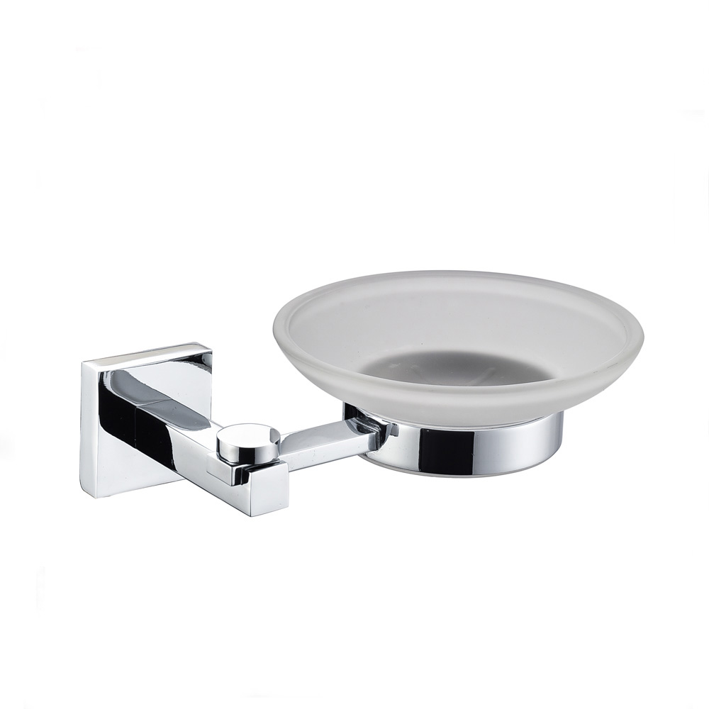 Wall Mounted Brass Chrome finish Soap Dish Holder for Bathroom 8404