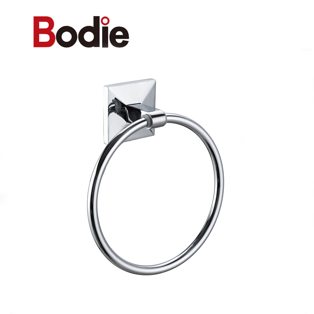 Zinc Towel Ring Toilet Wall Mounted Towel Ring Holder for Bathroom 15107
