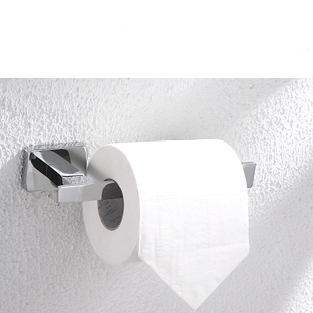 Hot Selling Design Bathroom Accessories Zinc Alloy Toilet Paper Holder Chrome Paper Holder  17706