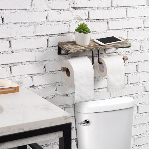 Toilet Paper Holders - Black  | KitchenSource.com
