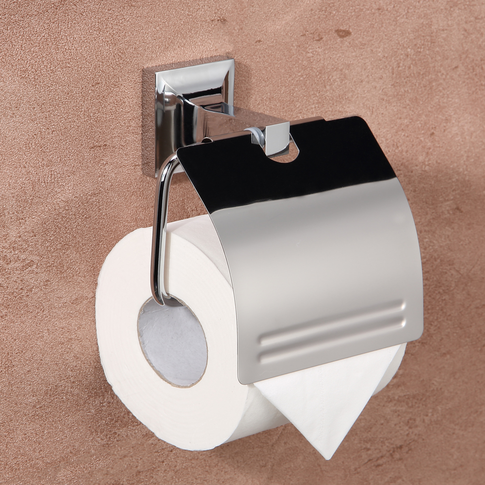 Factory paper towel holder Zinc round wall mounted toilet paper holder 13106