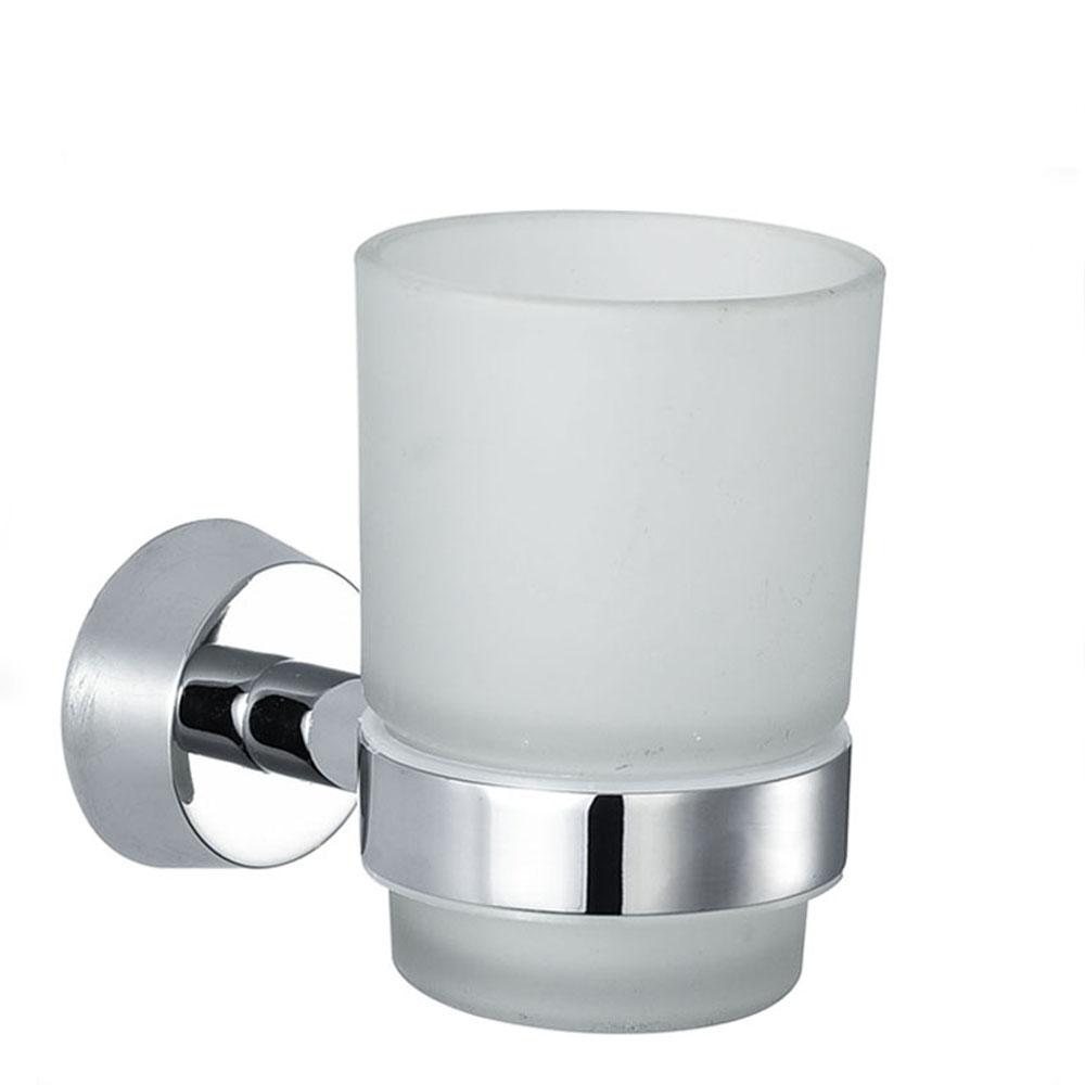 Zinc alloy tumbler holder with chrome finished single cup holder 1601