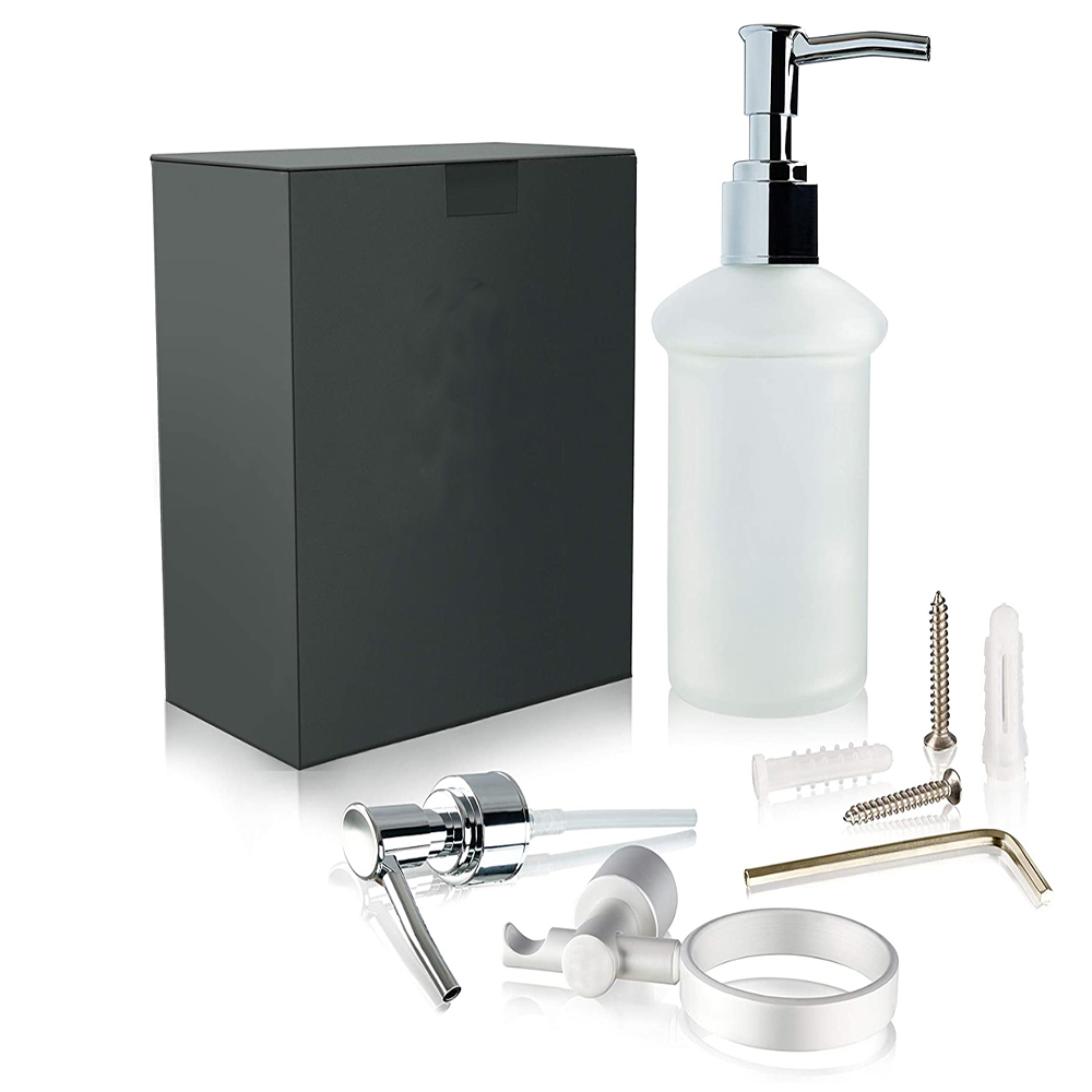 Durable Fitting Accessories Wall Mounted Aluminum Soap Dispenser 26103