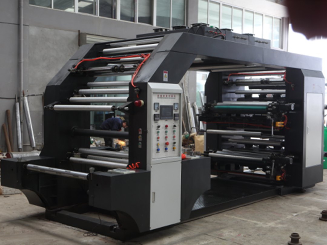  4-color 600mm High-speed Flexo printing machine For PE Film