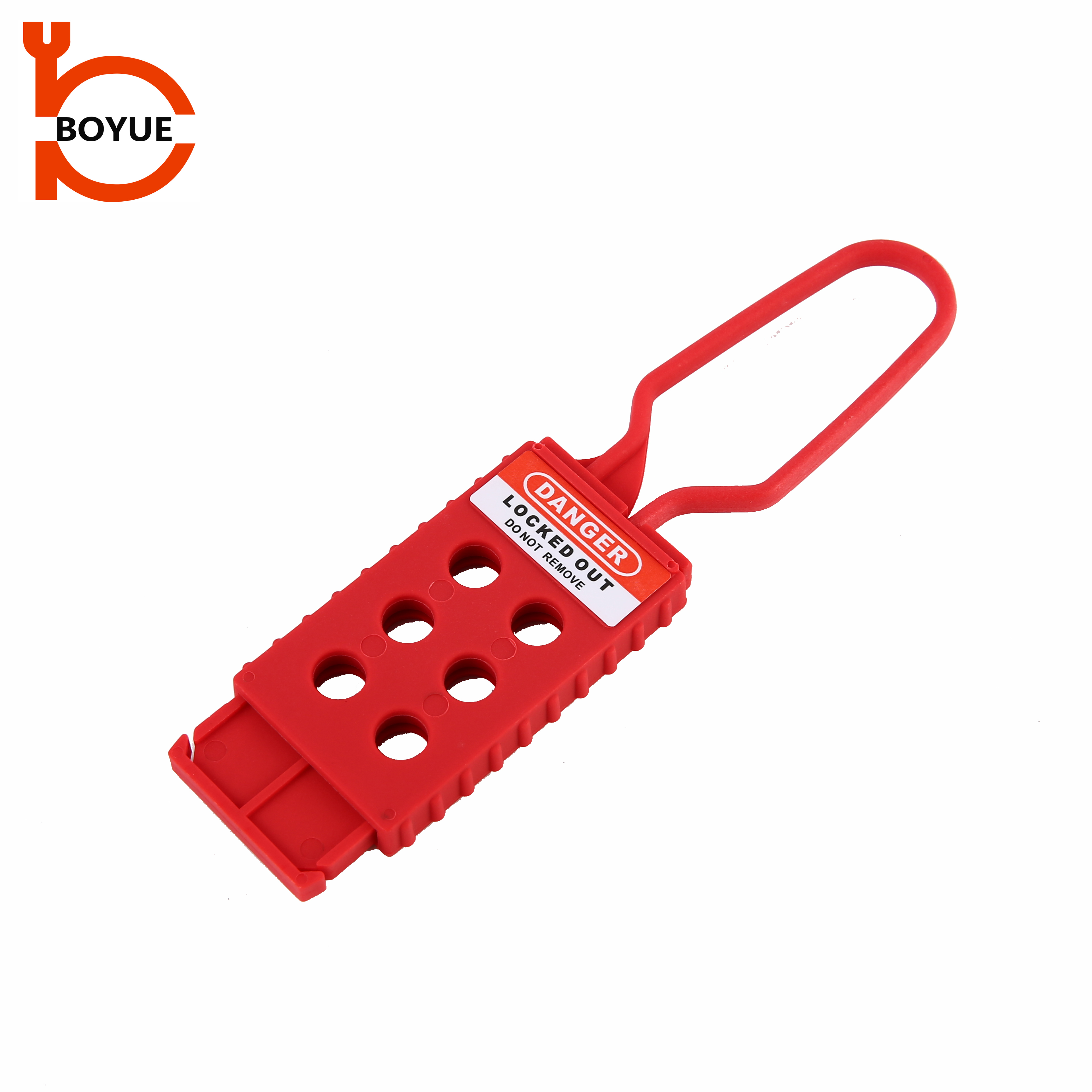 High Quality Insulated Shackle Nylon Lockout Tagout Hasp Lock HN-01