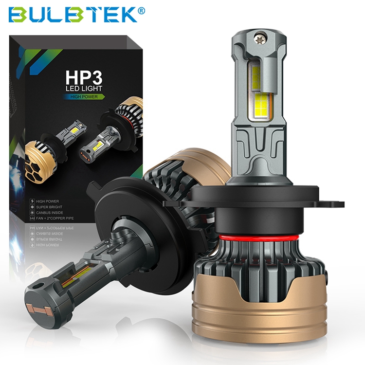 BULBTEK HP3 LED H4 led Light 12V 24V Lamp H1 H3 H7 H11 H13 9004 9005 9006 9012 300W Car LED Headlight Bulb 30000Lumen Auto Bulb