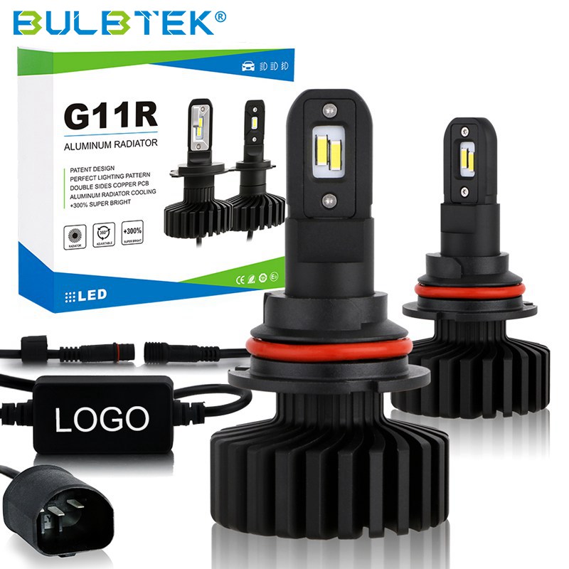BULBTEK G11R Fanless LED Headlight H4 H7 H11 AUTO Headlight OEM ODM Car Headlight Bulb Supplier