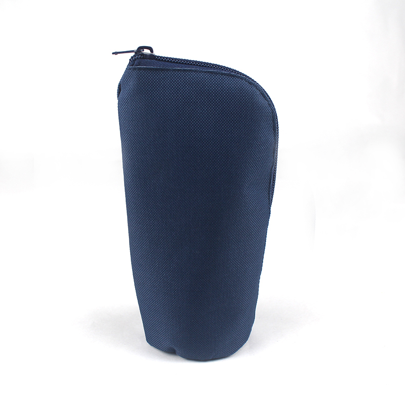 Durable lightweight pencil pouch with side zipper closure large capacity 4 colors available for business office school supplies for all ages China OEM factory supply