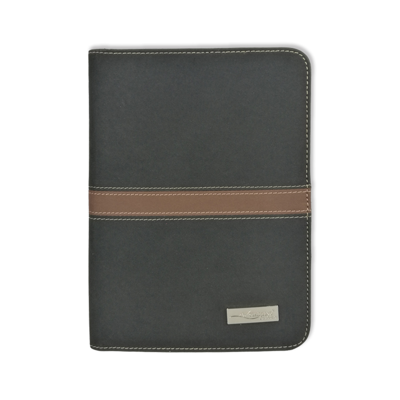 A5 premium business portfolio with zipper padfolio superior business office school with PU leather smart storage notebook bolder Chinese OEM factory