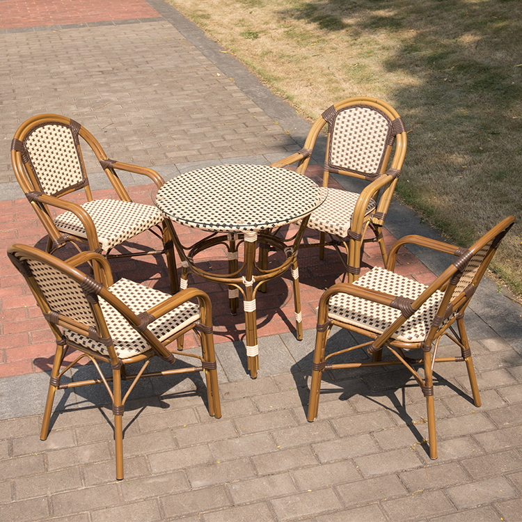 Outdoor Garden rattan Table And Chairs Furniture patio Chair Set