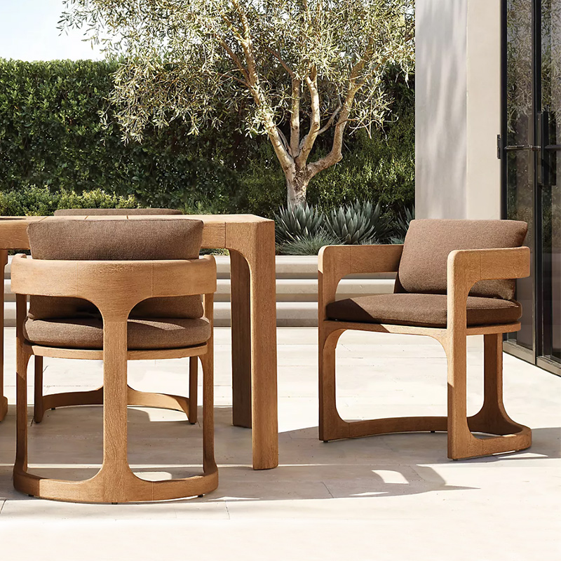  Modern outdoor furniture teak wood sofa dining  sets