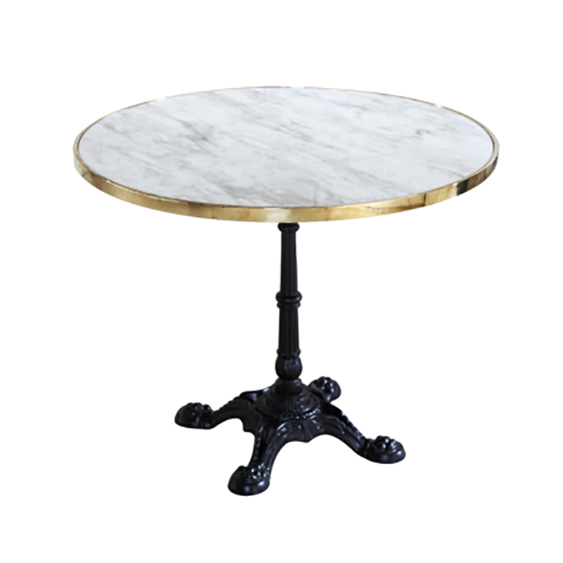  Modern Style D80/D90 round marble table for 4 people