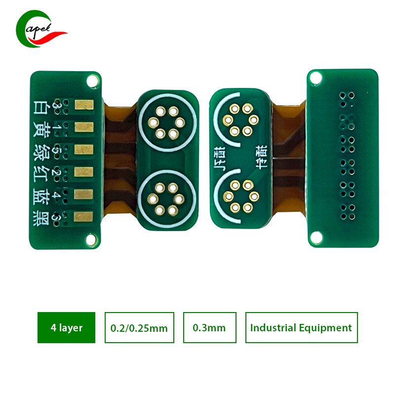 4 layer Rigid Flex Pcb Stackup Multi Circuit Fast Turn Custom Pcb Manufacturer