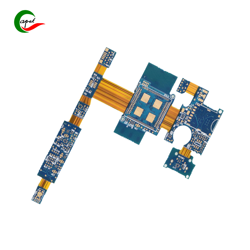 FR4 4 Layer Rigid-Flexible Circuit Boards for Medical Device PI Custom PCBs Fabrication