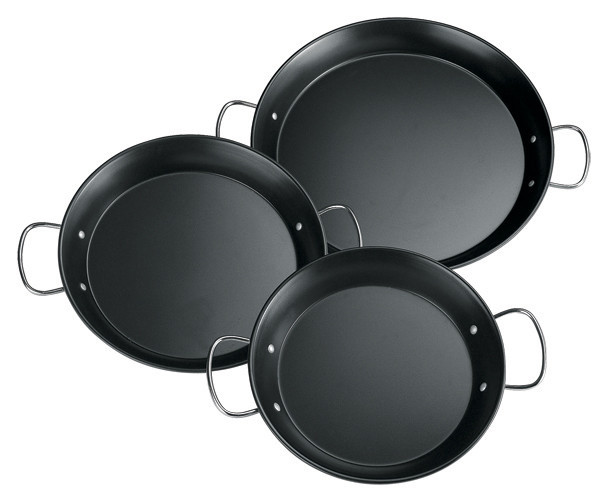 non-stick carbon steel paella pan