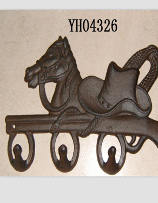 cast iron horse hook cast iron coat hangerr
