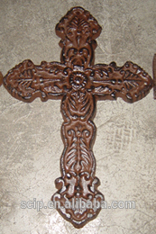 cast iron cross decoratiion catholic cross