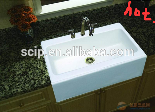 single-bowl square cast iron countertop sinks,cast iron countertop sinks
